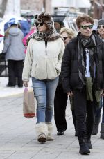 DAISY FUENTES Out for Shopping in Telluride 12/29/2016