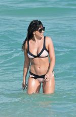 DAISY LOWE in Bikini at a Beach in Miami 01/02/2017