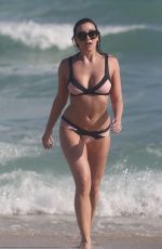 DAISY LOWE in Bikini at a Beach in Miami 01/02/2017