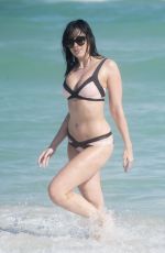 DAISY LOWE in Bikini at a Beach in Miami 01/02/2017