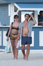 DAISY LOWE in Bikini Top Out in Miami Beach 01/03/2017