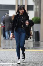 DAISY LOWE Leaves Her Hotel in Brimingham 01/19/2017