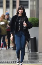 DAISY LOWE Leaves Her Hotel in Brimingham 01/19/2017