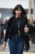 DAISY LOWE Leaves Her Hotel in Brimingham 01/19/2017