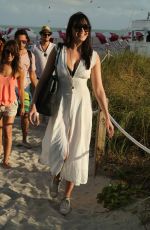 DAISY LOWE Out and About in Miami Beach 01/02/2017