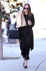 DAKOTA JOHNSON Out in West Hollywood 01/27/2017