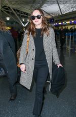DAKOTA JOHSNON at JFK Airport in New York 01/29/2017