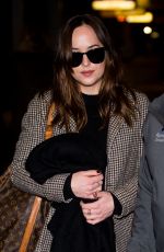 DAKOTA JOHSNON at JFK Airport in New York 01/29/2017