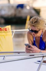 DANIELLA WESTBROOK in Bikini at a Boat in Marbella 01/22/2017