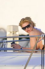 DANIELLA WESTBROOK in Bikini at a Boat in Marbella 01/22/2017