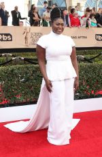 DANIELLE BROOKS at 23rd Annual Screen Actors Guild Awards in Los Angeles 01/29/2017