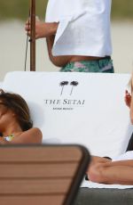 DANIELLE KNUDSON and JOCELYN CHEW at a Beach in Miami 01/16/2017