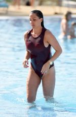 DANIELLE LLOYD in Swimsuit in Dubai 01/02/2017