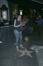 DAWNN LEWIS Night Out in Hollywood 01/15/2017