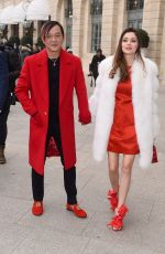 DEBORAH HUNG Arrives at Schiapparelli Fashion Show in Paris 01/23/2017