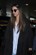 DEEPIKA PADUKONE at Los Angeles International Airport 01/02/2017