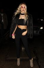 DELILAH HAMLIN Night Out in West Hollywood 01/10/2017