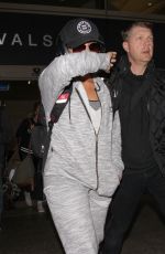 DEMI LOVATO at LAX Airport in Los Angeles 01/15/2017