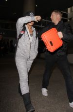 DEMI LOVATO at LAX Airport in Los Angeles 01/15/2017