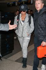 DEMI LOVATO at LAX Airport in Los Angeles 01/15/2017