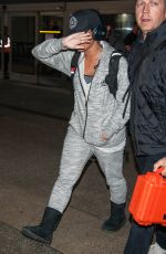 DEMI LOVATO at LAX Airport in Los Angeles 01/15/2017