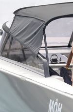 DEVON WINDSOR in Bikini at a Boat in St. Barth 01/30/2017