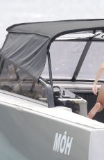 DEVON WINDSOR in Bikini at a Boat in St. Barth 01/30/2017