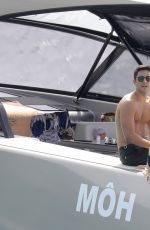 DEVON WINDSOR in Bikini at a Boat in St. Barth 01/30/2017