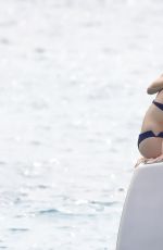 DEVON WINDSOR in Bikini at a Boat in St. Barth 01/30/2017