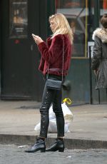 DEVON WINDSOR Out and About in New York 01/24/2017