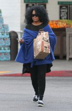 DIANA ROSS Shopping at Bristol Farms in Beverly Hills 01/23/2017