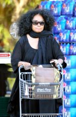 DIANA ROSS Shopping at Bristol Farms in Beverly Hills 01/29/2017