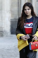 DOINA CIOBANU Arrives at Paul Smith Fashion Show in Paris 01/23/2017