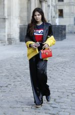 DOINA CIOBANU Arrives at Paul Smith Fashion Show in Paris 01/23/2017