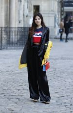 DOINA CIOBANU Arrives at Paul Smith Fashion Show in Paris 01/23/2017
