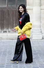 DOINA CIOBANU Arrives at Paul Smith Fashion Show in Paris 01/23/2017