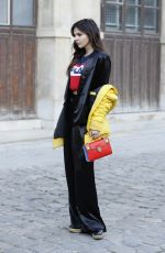 DOINA CIOBANU Arrives at Paul Smith Fashion Show in Paris 01/23/2017