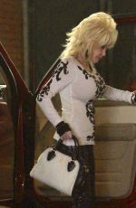 DOLLY PARTON Out and About in beverly Hills 01/03/2017