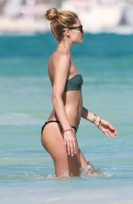 DOUTZEN KROES in Bikini at a Beach in Cancun 12/31/2016