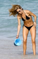 DOUTZEN KROES in Bikini at a Beach in Miami, 01/03/2017