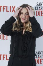 DREW BARRYMOORE at Santa Clarita Diet Photocall in Madrid 01/19/2017