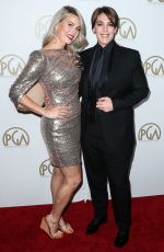 DREW DENY and MEGAN ELLISON at 28th Annual Producers Guild Awards in Beverly Hills 01/28/2017