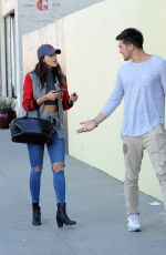 EIZA GONZALEZ Out with a Friend in Los Angeles 01/30/2017