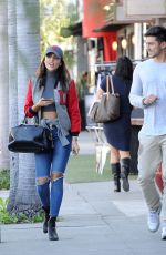 EIZA GONZALEZ Out with a Friend in Los Angeles 01/30/2017