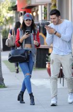 EIZA GONZALEZ Out with a Friend in Los Angeles 01/30/2017
