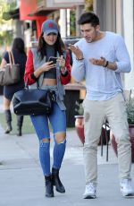 EIZA GONZALEZ Out with a Friend in Los Angeles 01/30/2017