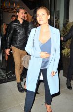 ELISAHA CUTHBERT at Catch LA in West Hollywood 01/28/2017