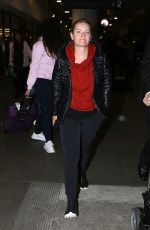 ELISAHA CUTHBERT at LAX Airport in Los Angeles 01/15/2017