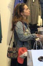 ELIZA DUSHKU Shopping at Lululemon in Beverly Hills 01/16/2017