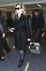 ELIZABETH BANKS at LAX Airport in Los Angeles 01/04/2017